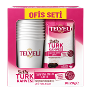 Sütlü Hazır Türk Kahvesi - Şekerli - 10'lu