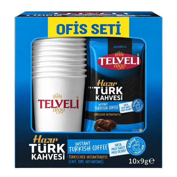 Hazır Türk Kahvesi – Orta – 10'lu