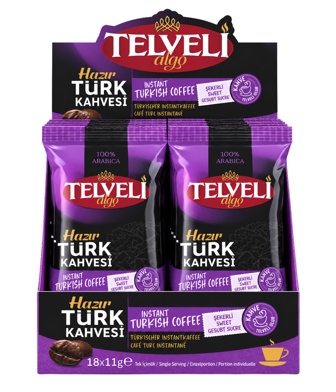 Hazır Türk Kahvesi – Şekerli – Toptan