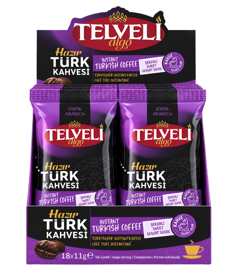 Hazır Türk Kahvesi – Şekerli – Toptan
