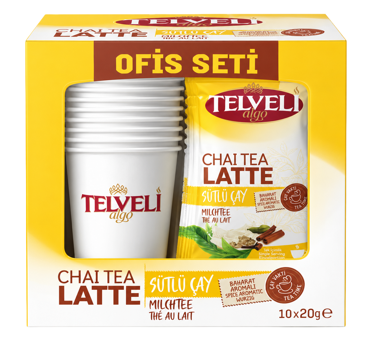 Chai Tea Latte – Sütlü Çay – Toptan Ofis Seti
