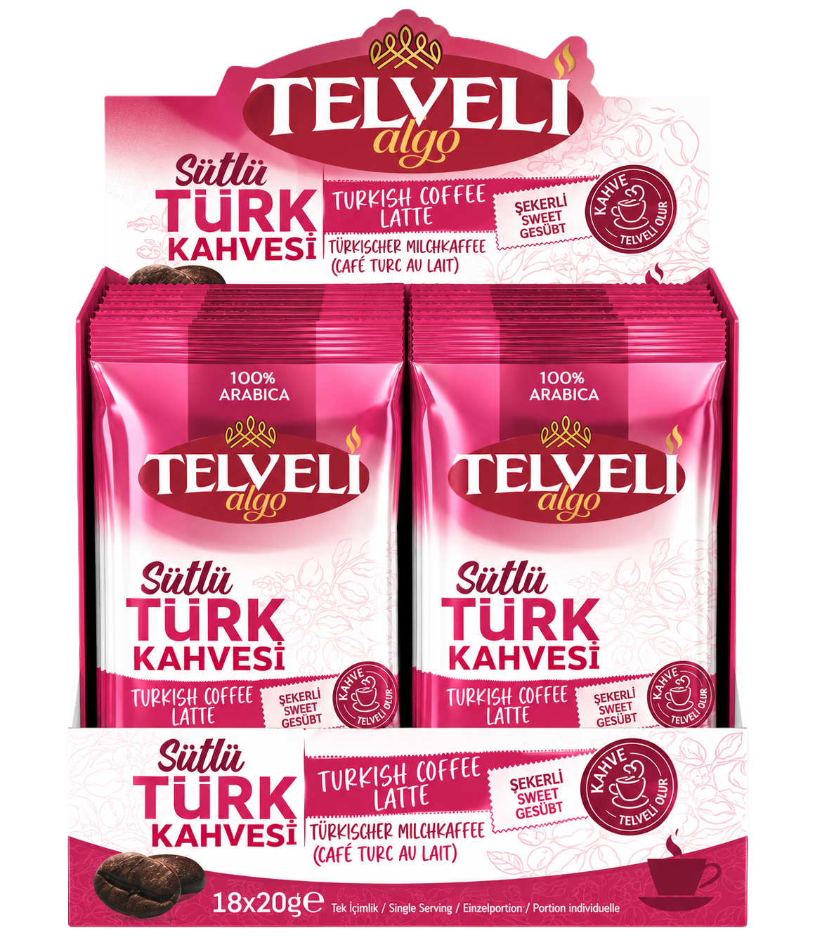 Sütlü Hazır Türk Kahvesi – Şekerli – Toptan