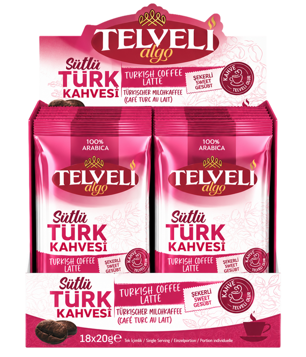 Sütlü Hazır Türk Kahvesi – Şekerli