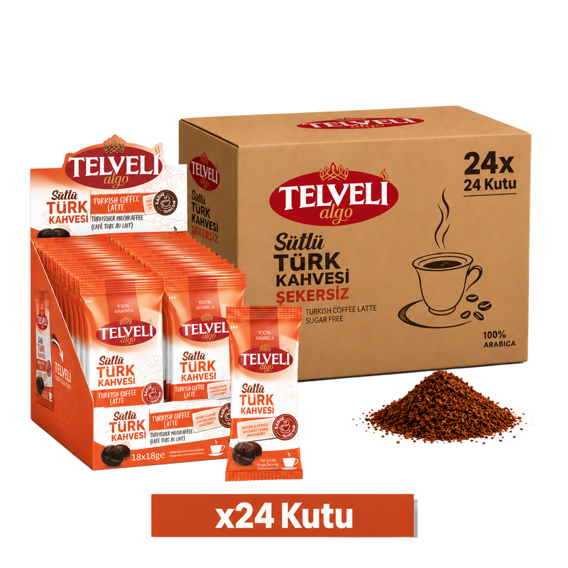 Sütlü Hazır Türk Kahvesi – Sade – Toptan